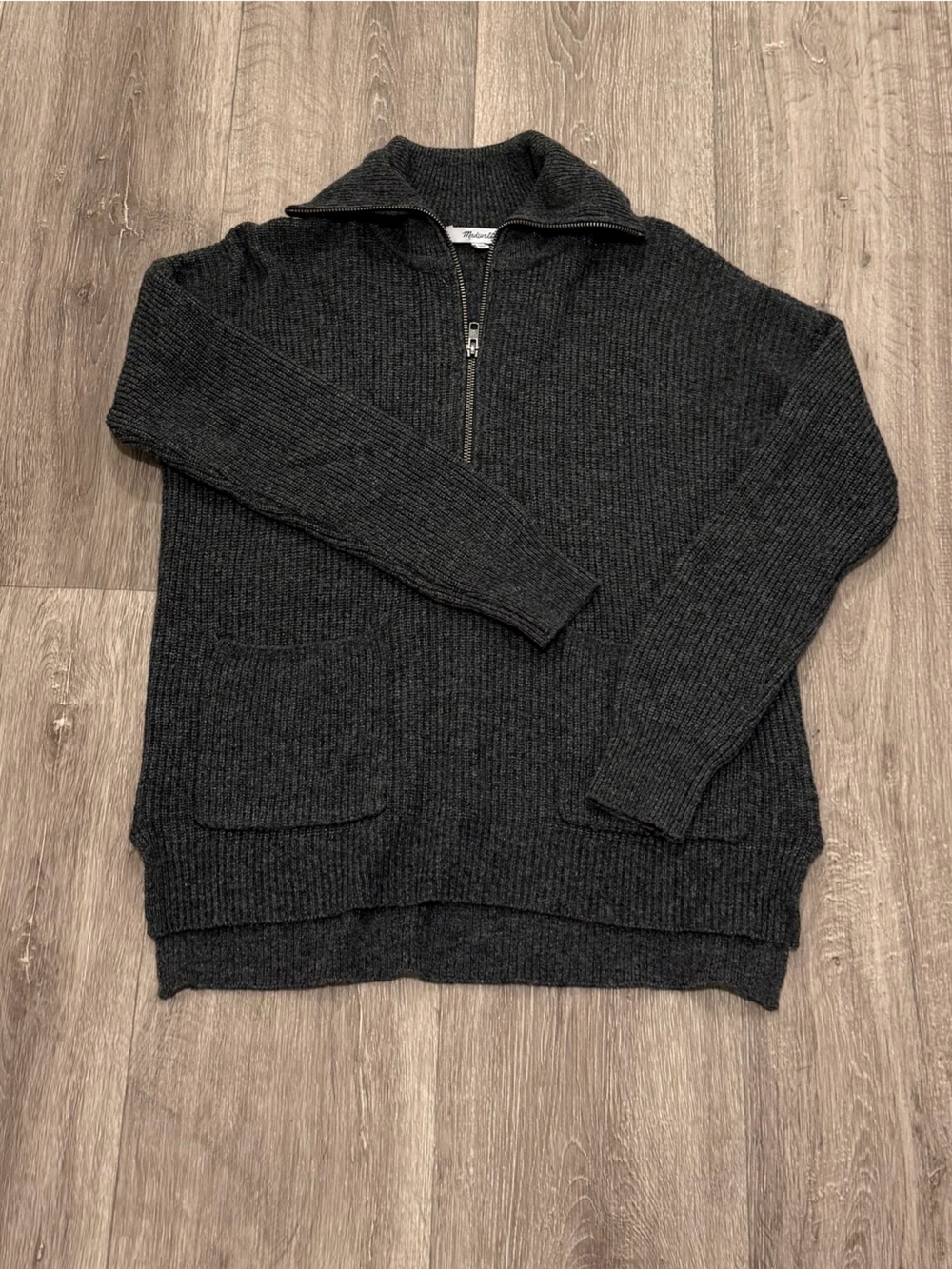 Madewell Glenbrook Half-Zip Pullover Sweater